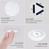 preiswerte Puck Lichter-6-teiliges LED-Unterbauleuchten-Set, dimmbar mit Fernbedienung, LED-Puckleuchten, perfekt für Küche, Schlafzimmer, Kleiderschrank