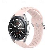 levne Pásky na hodinky Samsung-Pásek hodinek pro Samsung Galaxy Watch 3 45mm Silikon Výměna, nahrazení Popruh Nastavitelný Sportovní značka Náramek