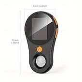 abordables Papelería-Microscopio digital de mano con lente de enfoque fijo, aumento de 500x, 12 megapíxeles, pantalla IPS, luz LED de 2,5 mm y vidrio colector
