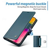 abordables Coques iPhone-téléphone Coque Pour iPhone 16 Pro Max Plus iPhone 15 Pro Max Plus iPhone 14 13 12 11 Pro Max Plus Mini Couvercle rabattable Avec Support Fente pour carte Antichoc Rétro TPU faux cuir