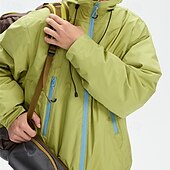 baratos Casacos Leves, Polares &amp; Caminhada-Homens Jaqueta Softshell Jaqueta de Trilha Inverno Ao ar livre Térmico / Quente A Prova de Vento Impermeável Jaquetas 3-em-1 Jaqueta de Inverno Jaqueta corta-vento Viajar Preto Cinzento Claro Verde