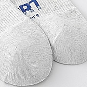 Недорогие мужские носки-Муж. 6 предметов Мульти пакеты Носки Носки до щиколотки Носки для бега Повседневные носки Черный Белый Цвет Буквы Отпуск Для занятий спортом Повседневные Классический Средней плотности Весна Осень