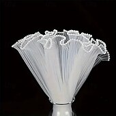 cheap Wedding Decorations-1 Roll Flower Wrapping Mesh with Pearls - Polyamide Florist Netting for Bouquet Packaging Valentine&#039;s Day Birthday Wedding Decor Gift Wrapping Supplies 15-inch