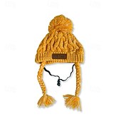 abordables Bandanas y Sombreros-Gorro de punto acogedor para perros: accesorio de invierno cálido, resistente al viento y suave para mascotas de razas pequeñas y grandes: perfecto para actividades al aire libre en climas fríos