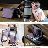 זול תיק טלפון אחר-טלפון מגן עבור גוגל Pixel 9 Pro Pixel 9 Pro XL Pixel 8 Pro Pixel 8 פיקסל 9 כיסוי אחורי עם מעמד חריץ לכרטיס עמיד בזעזועים רטרו TPU PC