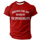 ieftine Tricouri amuzante pentru bărbați-Bărbați Amuzant Tricou Manșon scurt Tricou Tipărire 3D Stil Nautic Cămașă Modă Zilnic Stradă Zilnic Albastru Intens Negru Roșu-aprins Vară Primăvară Îmbrăcăminte S M L XL XXL XXXL