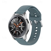 economico Cinturini per orologi Samsung-Cinturino per orologio  per Samsung Galaxy Watch 3 45mm, Galaxy Wacth 46mm, Gear S3 Classic / Frontier, Gear 2 Neo Live Silicone Sostituzione Cinghia Regolabili Cinturino sportivo Polsino