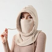 ieftine mâneci și mănuși de acasă-husă de iarnă fleece pentru față femei bărbați cagoule de schi rezistente la vânt Glugă caldă pentru zăpadă pentru motociclism schi pescuit pe gheață camping