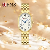 cheap Quartz Watches-Women Quartz Watch Minimalist Luxury Fashion Business Waterproof PU Leather Stainless Steel Strap Watch