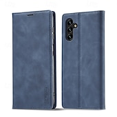 cheap Samsung Cases-Phone Case For Samsung Galaxy A21s S25 Ultra Flip Cover with Stand Holder Magnetic Card Slot Retro TPU PU Leather