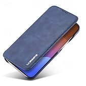 economico Cover per iPhone-Custodia per telefono per iPhone 16 Pro Max Plus iPhone 15 Pro Max Plus iPhone 14 13 12 11 Pro Max Plus Mini Cover flip con slot per schede anti-caduta retrò TPU pelle PU
