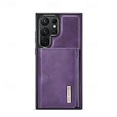 baratos Capa Samsung-Capa de Telefone para Samsung Galaxy S24 Ultra Plus S24 FE S23 Ultra Plus S22 Plus Ultra S21 Ultra S25 Capa Traseira com Suporte Magnético Carregamento Sem Fio Retro TPU PC