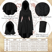 abordables Tenues-Rétro Vintage Médiéval Renaissance Robe Ceinture Taille Accessoires Ren Faire Femmes Viking Fantaisie Halloween Carnaval Mascarade Performance Scène LARP Adulte Robe Plus d&#039;accessoires