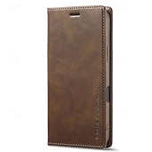 levne Pouzdra pro iPhone-telefon Carcasă Pro iPhone 16 15 14 Pro Max Plus iPhone 13 12 11 Pro Max Mini Flip Cover se stojánkem Magnetické Slot pro kartu Retro TPU PU kůže