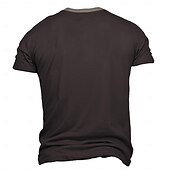 billige T-skjorter med dyreprint-Herre Hane T skjorte Kortermet T skjorte 3D-utskrift Crew-hals Skjorte Mote treningsklær Gate Sport &amp; Utendørs Daglig Brun Sommer Vår Klær S M L XL XXL XXXL