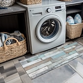 economico Tappeti corridoio-tappeto effetto legno vintage tappeto da cucina tappeto antiscivolo antiolio tappeto da soggiorno tappeto da interno ed esterno arredamento camera da letto tappeto da bagno tappeto da ingresso zerbino