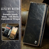 billige iPhone-etuier-telefon Etui Til iPhone 16 15 14 Pro Max Plus iPhone 13 12 11 Pro Max Flip deksel med stativ Magnetisk Kortspor Kontor / Bedrift TPU PU lær