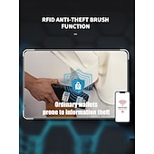 זול ארנקים-ארנק rfid חוסם דמוי עור דו-פיפול לגברים, עיצוב דק ומסוגנן לשימוש מזדמן ויומיומי שחור כחול אפור