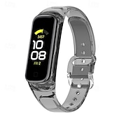 baratos Pulseiras de relógio Samsung-Pulseiras de Relógio para Samsung Galaxy Fit 2 SM-R220 Silicone Substituição Alça Ajustável Pulseira Esportiva Pulseira