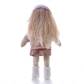 preiswerte Puppen-Waldorfpuppe mit Baumwollkörper, Künstlerpuppe, handgefertigte Mini-Anziehpuppe, DIY-Halloween-Geschenkbox, Verpackung, Segen (ausgenommen Kleintierzubehör) für Weihnachtsgeschenke