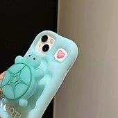 cheap iPhone Cases-Phone Case For iPhone 16 15 14 Pro Max iPhone 13 12 11 Pro Max Back Cover with Stand Holder Shockproof Retro Silicone