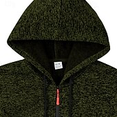 abordables sweats à capuche basiques pour hommes-Homme Sweat à capuche Sweat à capuche zippé Sweat à capuche tactique Rouge vin Vert Véronèse bleu marine Gris Clair Gris foncé Capuche Plein Sport &amp; Loisir du quotidien Vacances Vêtement de rue Frais