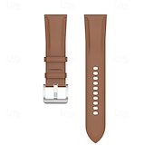 billige Samsung klokkebånd-Klokkerem til Samsung Galaxy 3 41mm Watch 42mm PU-lær Erstatning Stropp Justerbar Solo loop Armbånd