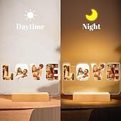 cheap Wedding Gift-Personalized Light Up Photo Frame Valentines LOVE Custom Acrylic Night Light USB Powered Perfect for Valentine&#039;s Day Wedding Anniversary Lovers Birthday Boyfriends and Girlfriends Gifts