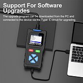 お買い得  自動車用品＆ツール-obd2 スキャナー 診断ツール バッテリー テスター 車両 チェック エンジン 故障 コード リーダー リセット付き obd ii カー スキャナー &amp;テスター診断ツール