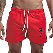 cheap Men&#039;s Boxer Swim Trunks-Men&#039;s Swim Trunks Swim Shorts Board Shorts Bathing Suit Drawstring Mesh Lining with Pockets Swimming Surfing Beach Water Sports Printed Summer Spring