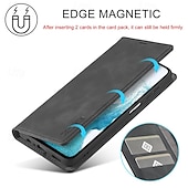 cheap Samsung Cases-Phone Case For Samsung Galaxy A21s S25 Ultra Flip Cover with Stand Holder Magnetic Card Slot Retro TPU PU Leather