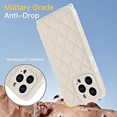 economico Cover per iPhone-telefono Custodia Per iPhone 15 Pro Max Plus iPhone 14 13 12 11 Pro Max Plus iPhone 13 12 11 Pro Max Per retro con cordino con cinturino da polso Resistente agli urti Retrò TPU pelle sintetica
