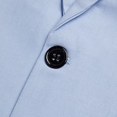 abordables Costumes décontractés-Pour des hommes Mariage Plage Costumes en lin vert pois Bleu Ciel Couleur Unie Coupe sur mesure 2 pièces Simple boutonnage un bouton
