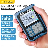 abordables Multímetros digitales y osciloscopios-Generador de señal de corriente multifunción digital 0-10v simulador de voltaje de corriente ajustable generador de señal 4-20ma portátil