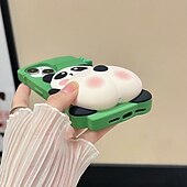 cheap iPhone Cases-Phone Case For iPhone 15 iPhone 15 Pro Max iPhone 14 Pro Max iPhone 13 12 Pro Max Back Cover with Stand Holder Shockproof Retro Silicone