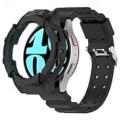 Недорогие Ремешки для часов Samsung-Ремешок для часов для Samsung Galaxy Watch 6 40/44mm силиконовый Замена Ремень Регулируется Спортивный ремешок Браслет