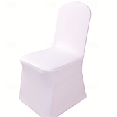baratos Capa para Cadeira de Jantar-capas para cadeiras de casamento capas elásticas de ajuste universal com cobertura total, perfeitas para casamentos, banquetes e eventos, duráveis e resistentes a rugas, adicionam elegância e estilo a