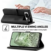 levne Ostatní pouzdra-telefon Carcasă Pro Google Pixel 9 Pro Pixel 9 Pro XL Pixel 8 Pro Pixel 8 Pixel 9 Pixel 7 Pixel 7 Pro Pixel 6 Pixel 6 Pro Flip Cover se stojánkem Magnetické Slot pro kartu Retro TPU PU kůže