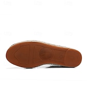 economico Sneakers da uomo-scarpe espadrillas da uomo in tela beige con lacci e suola in corda di juta – comode calzature estive casual