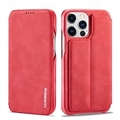 economico Cover per iPhone-Custodia per telefono per iPhone 16 Pro Max Plus iPhone 15 Pro Max Plus iPhone 14 13 12 11 Pro Max Plus Mini Cover flip con slot per schede anti-caduta retrò TPU pelle PU