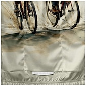 baratos Camisolas masculinas-Homens Camisa para Ciclismo Gráfico Manga Curta Moto Camiseta Camisa / Roupas Para Esporte com 3 bolsos traseiros Ciclismo de Montanha Secagem Rápida Design Anatômico Capilaridade Respirável Esportes