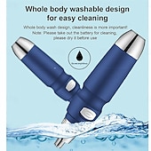 お買い得  脱毛器・シェーバー-ポータブル電動耳鼻トリマー鼻毛トリマー男性女性脱毛シェービングカミソリ眉毛トリマーひげシェーバー