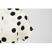 preiswerte Kleider-Retro Vintage 1950er Hepburn Kleid Ausgestelltes Kleid Tupfen Blume / Blumenmuster Kostüm Damen Maskerade Veranstaltung / Fest Junggesellinnenabschiedsparty Festival Erwachsene Kleid