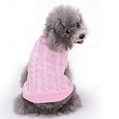 economico Maglioni-Cane Maglione Classico Inverno Caldo Di tendenza Confortevole All&#039;aperto Abbigliamento Quotidiano Interno Abbigliamento per Cani for Piccolo Medio Grande