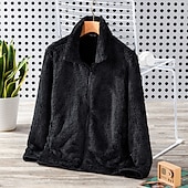 abordables Chaquetas acolchadas-Mujer Chaqueta para senderismo Invierno Al aire libre Mantiene abrigado Resistente al Viento Chaquetas de Lana Chaqueta cortavientos Viaje Rosa Claro Negro Blanco Rosa Gris claro