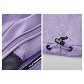 abordables Forros &amp; Chaquetas 3 en 1-Mujer Chaqueta Softshell Chaqueta para senderismo Al aire libre Resistente al Viento Resistente al Agua Chaquetas de Lana Chaqueta cortavientos Viaje Negro Rosa Azul Morado
