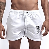 cheap Men&#039;s Boxer Swim Trunks-Men&#039;s Swim Trunks Swim Shorts Board Shorts Bathing Suit Drawstring Mesh Lining with Pockets Swimming Surfing Beach Water Sports Printed Summer Spring