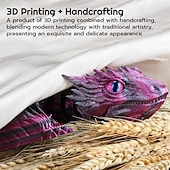 economico Giochi innovativi-drago wyvern piumato drago stampato in 3d drago articolato drago irrequieto giocattoli stampati in 3d animale domestico da tavolo