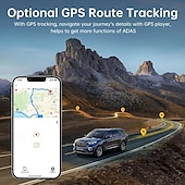 billige Bil-DVR-K26 1440p Nytt Design / HD / med bakkamera Bil DVR 150 grader Bred vinkel IPS Dash Cam med WIFI / GPS / G-Sensor 4 infrarøde LED Bilopptaker