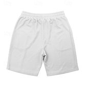 cheap Men's Basic Tees sets-Men's Waffle Shirt 2 Piece T-shirt Suits Tee Short Sleeve Short Pant Crew Neck Spring &amp; Summer Plain Fashion Designer Basic 2 Piece Vacation Street Going out Black White Gray Top Tee for Men